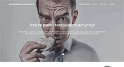 Desktop Screenshot of nadziejazadluzonych.pl